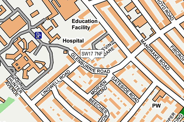 Map of CARLOS CATERING LTD at local scale