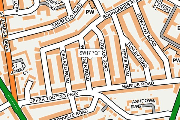 Map of KATY WISEMAN LTD at local scale