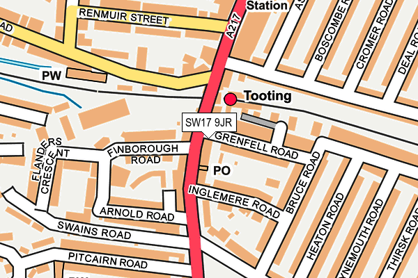 Map of DENSHIRE LTD at local scale