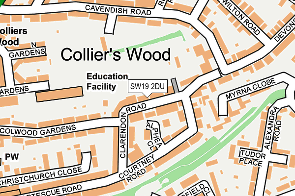 Map of 13 CAMPDEN ROAD (FLAT1) LIMITED at local scale