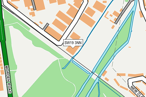 SW19 3NN map - OS OpenMap – Local (Ordnance Survey)