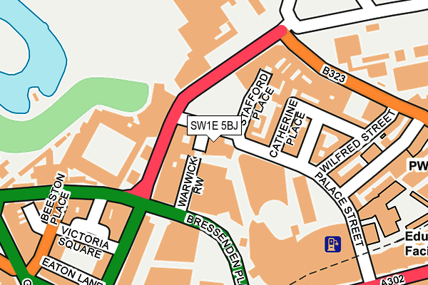 SW1E 5BJ map - OS OpenMap – Local (Ordnance Survey)