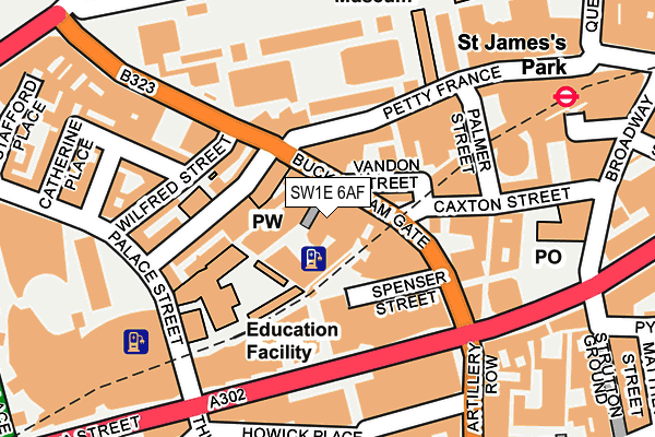 Map of ST. JAMES COURT HOTEL LIMITED at local scale