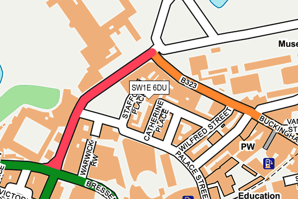 SW1E 6DU map - OS OpenMap – Local (Ordnance Survey)