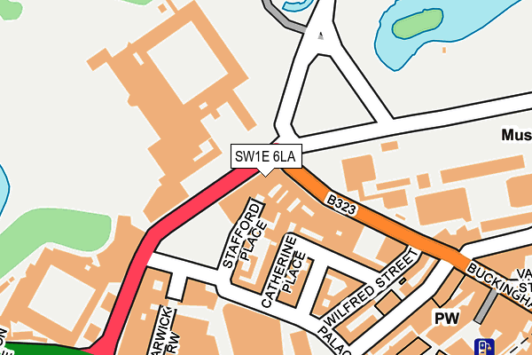 SW1E 6LA map - OS OpenMap – Local (Ordnance Survey)