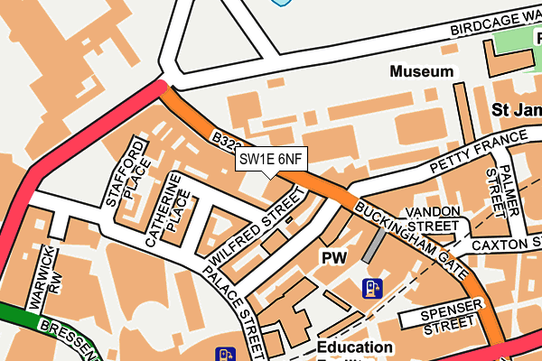 SW1E 6NF map - OS OpenMap – Local (Ordnance Survey)