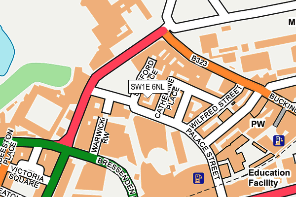 SW1E 6NL map - OS OpenMap – Local (Ordnance Survey)