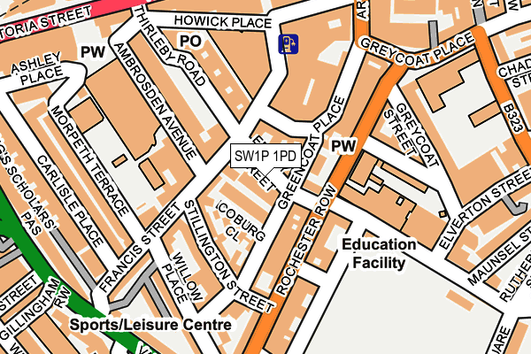 Map of STEFANO PLACE LIMITED at local scale
