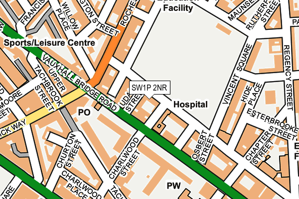 SW1P 2NR map - OS OpenMap – Local (Ordnance Survey)