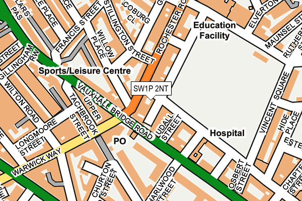 SW1P 2NT map - OS OpenMap – Local (Ordnance Survey)