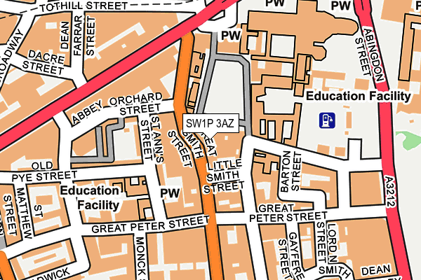Map of CHURCH HOUSE CONFERENCE CENTRE LIMITED at local scale