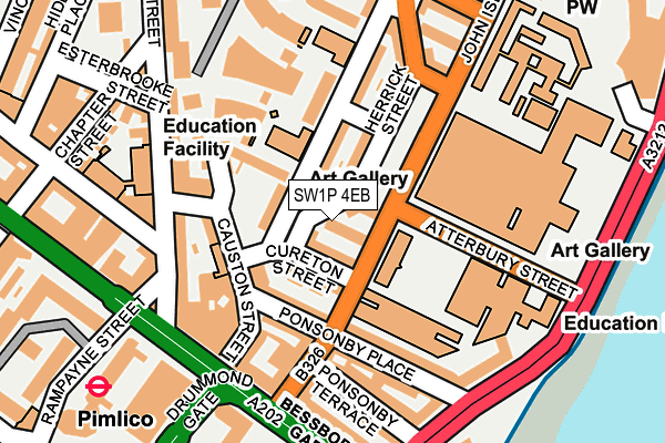 SW1P 4EB map - OS OpenMap – Local (Ordnance Survey)