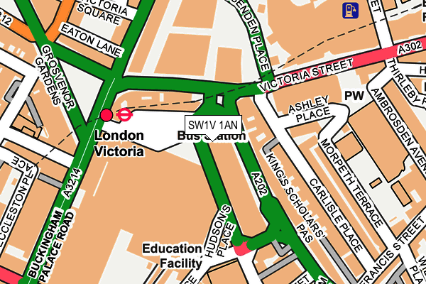 Map of EAST LONDON ENERGY LIMITED at local scale