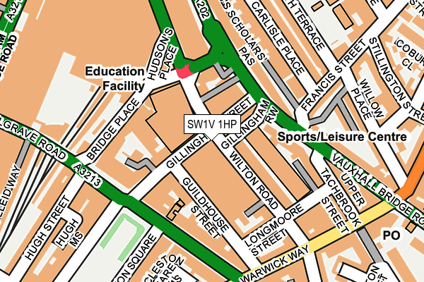 SW1V 1HP map - OS OpenMap – Local (Ordnance Survey)