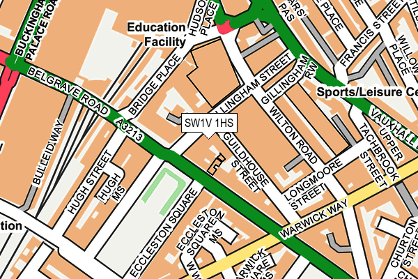 SW1V 1HS map - OS OpenMap – Local (Ordnance Survey)