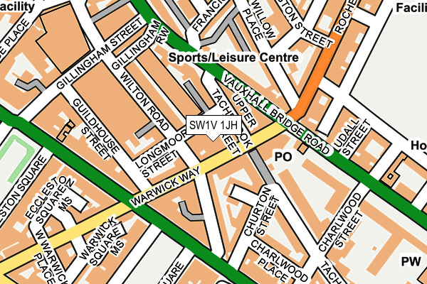 SW1V 1JH map - OS OpenMap – Local (Ordnance Survey)