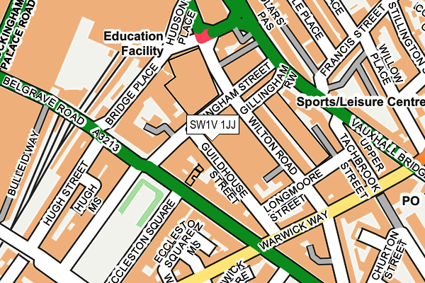 SW1V 1JJ map - OS OpenMap – Local (Ordnance Survey)