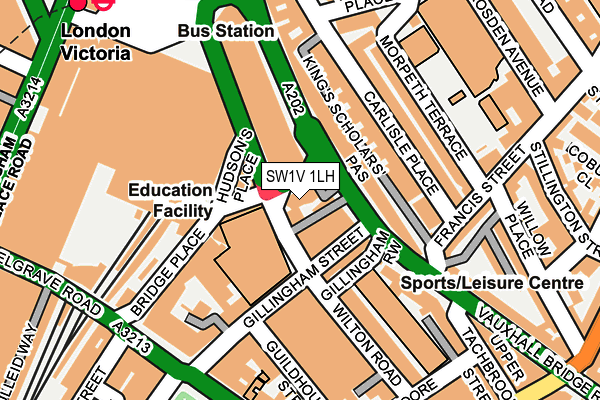 Map of HSF LONDON LTD at local scale