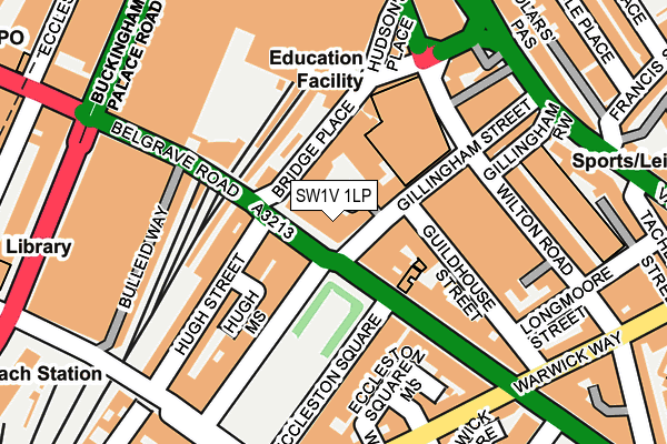 SW1V 1LP map - OS OpenMap – Local (Ordnance Survey)