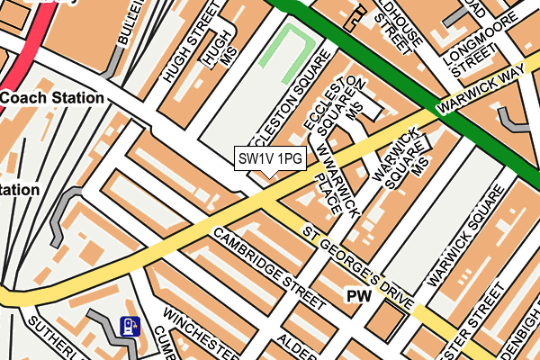 SW1V 1PG map - OS OpenMap – Local (Ordnance Survey)