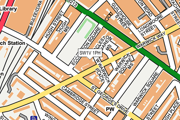 SW1V 1PH map - OS OpenMap – Local (Ordnance Survey)