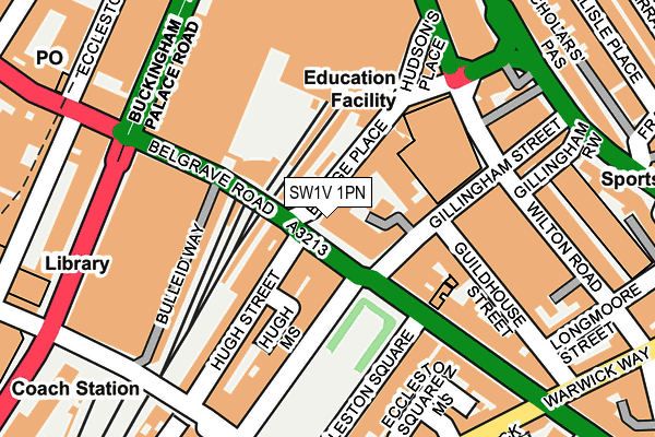 SW1V 1PN map - OS OpenMap – Local (Ordnance Survey)