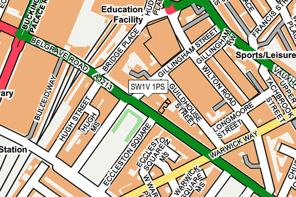 SW1V 1PS map - OS OpenMap – Local (Ordnance Survey)