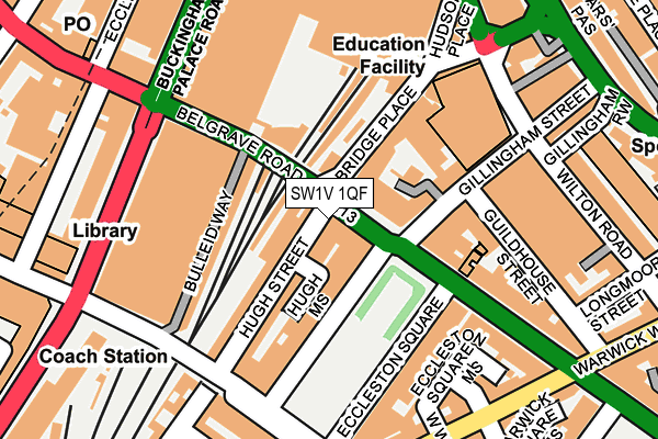 SW1V 1QF map - OS OpenMap – Local (Ordnance Survey)