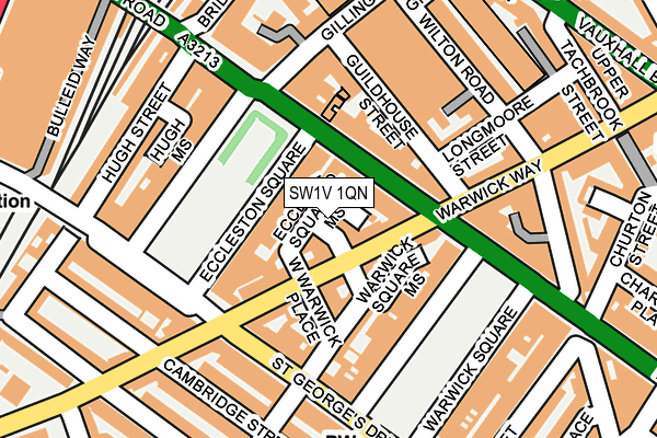 SW1V 1QN map - OS OpenMap – Local (Ordnance Survey)