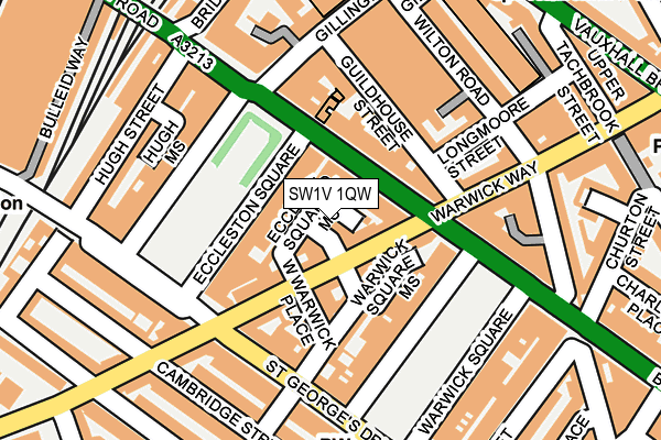 SW1V 1QW map - OS OpenMap – Local (Ordnance Survey)