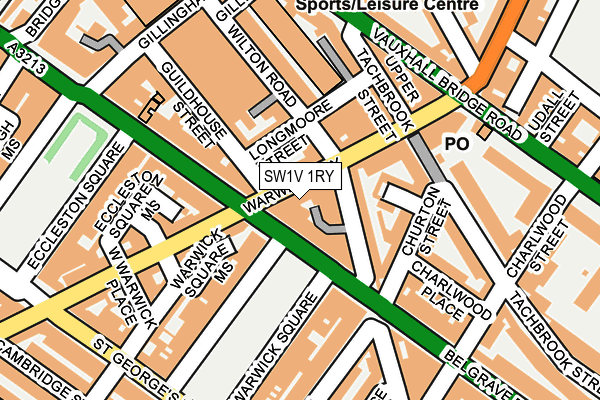 SW1V 1RY map - OS OpenMap – Local (Ordnance Survey)