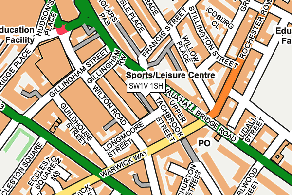SW1V 1SH map - OS OpenMap – Local (Ordnance Survey)