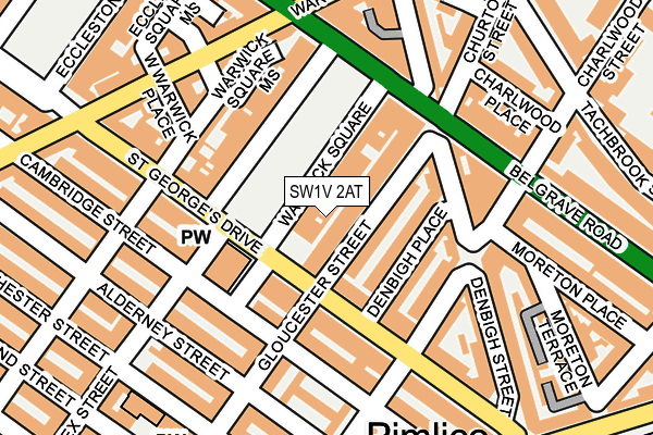 SW1V 2AT map - OS OpenMap – Local (Ordnance Survey)