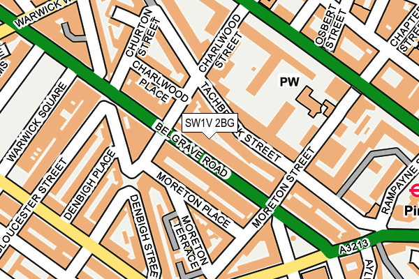 SW1V 2BG map - OS OpenMap – Local (Ordnance Survey)