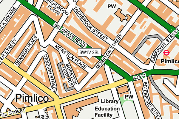SW1V 2BL map - OS OpenMap – Local (Ordnance Survey)