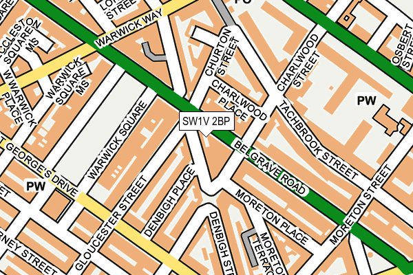 SW1V 2BP map - OS OpenMap – Local (Ordnance Survey)