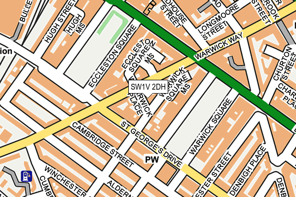 SW1V 2DH map - OS OpenMap – Local (Ordnance Survey)