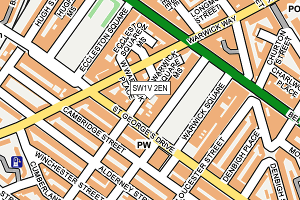 SW1V 2EN map - OS OpenMap – Local (Ordnance Survey)