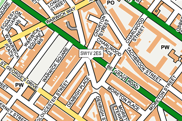 SW1V 2ES map - OS OpenMap – Local (Ordnance Survey)