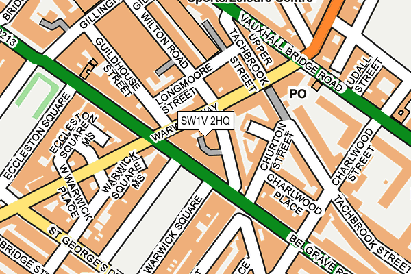 SW1V 2HQ map - OS OpenMap – Local (Ordnance Survey)