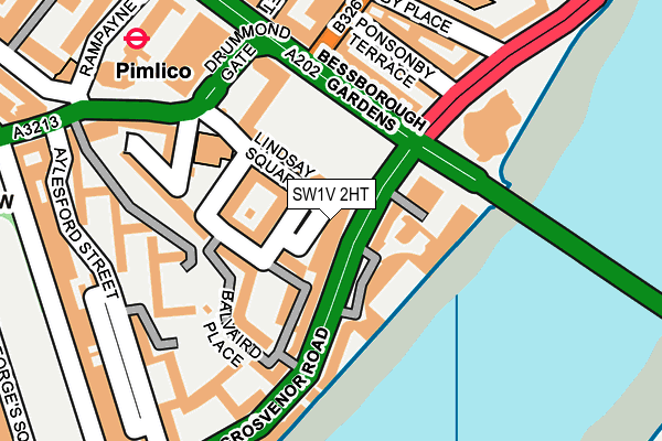 SW1V 2HT map - OS OpenMap – Local (Ordnance Survey)