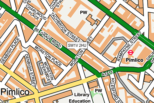 SW1V 2HU map - OS OpenMap – Local (Ordnance Survey)