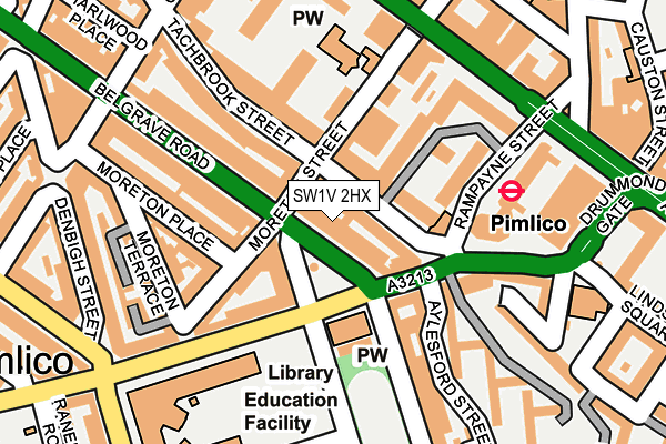 SW1V 2HX map - OS OpenMap – Local (Ordnance Survey)