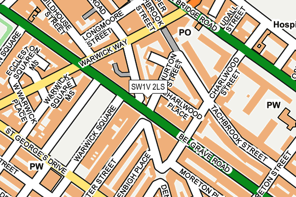 SW1V 2LS map - OS OpenMap – Local (Ordnance Survey)