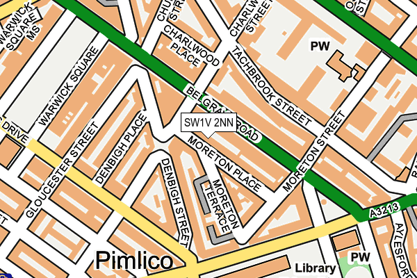 SW1V 2NN map - OS OpenMap – Local (Ordnance Survey)