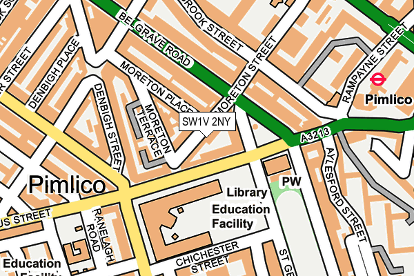 SW1V 2NY map - OS OpenMap – Local (Ordnance Survey)