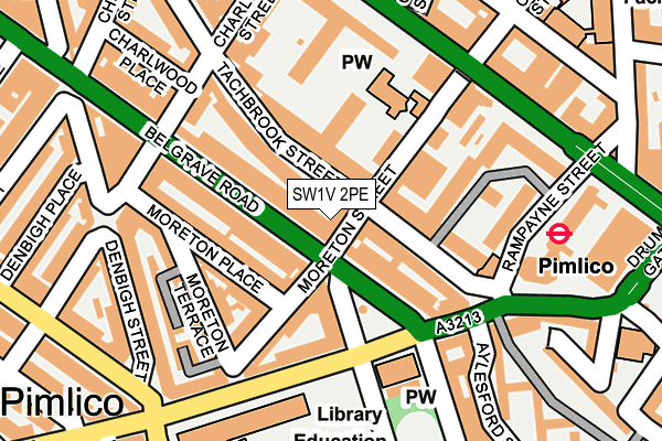 SW1V 2PE map - OS OpenMap – Local (Ordnance Survey)