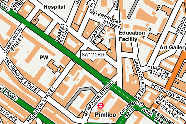 SW1V 2RD map - OS OpenMap – Local (Ordnance Survey)