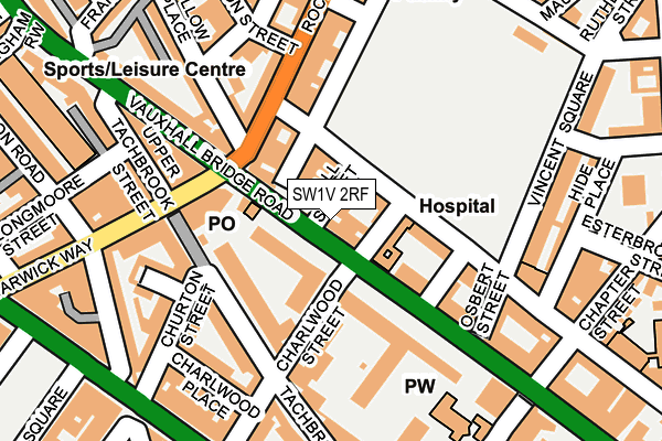 SW1V 2RF map - OS OpenMap – Local (Ordnance Survey)