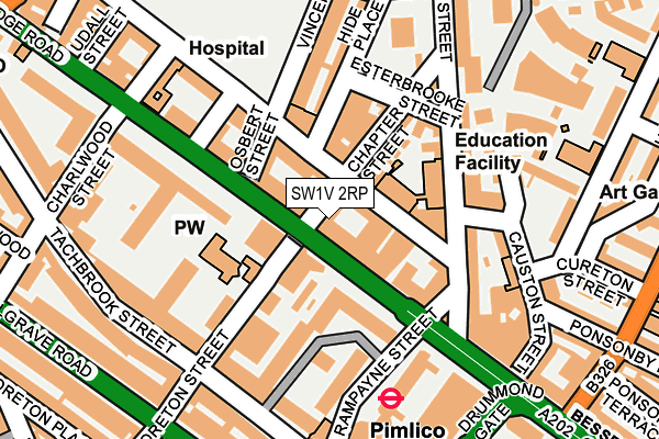 SW1V 2RP map - OS OpenMap – Local (Ordnance Survey)